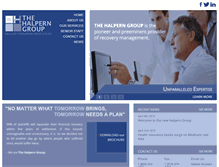 Tablet Screenshot of halperngroup.com